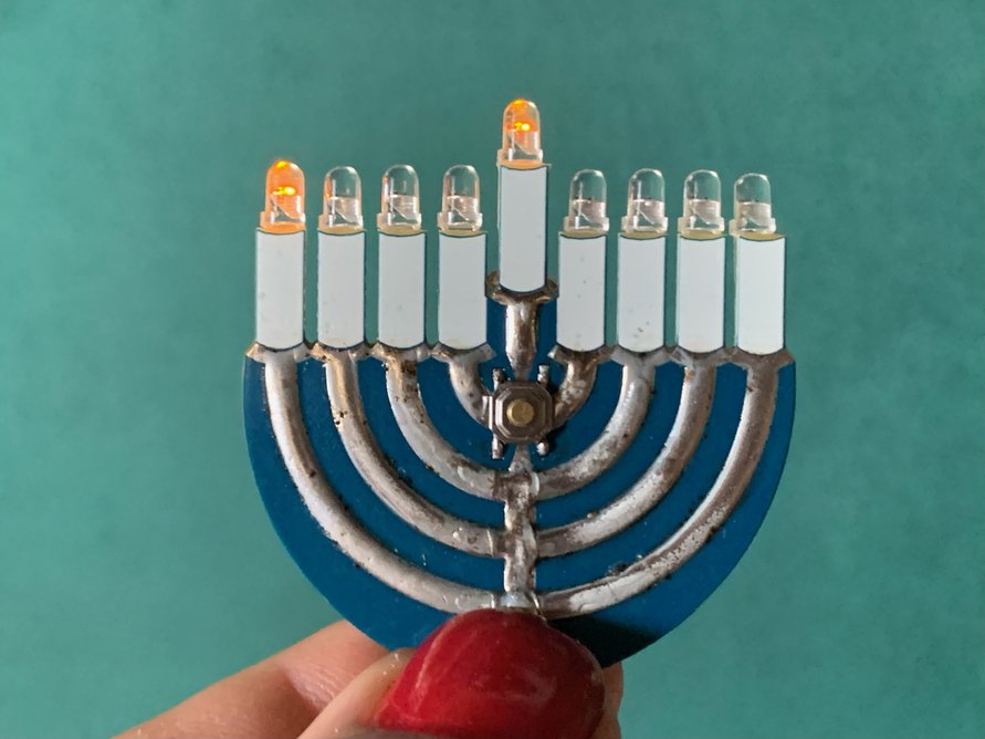 Shift Register Menorah